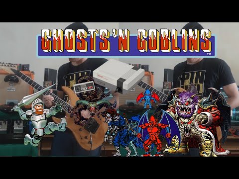 GHOSTS N GOBLINS STAGE 1 NES/FAMICOM Guitar cover