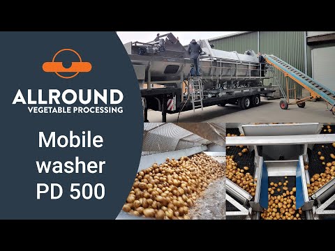 Mobile washer PD 500  | Allround Vegetable Processing