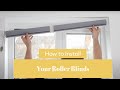 How to install your roller blind  blindsbypost 