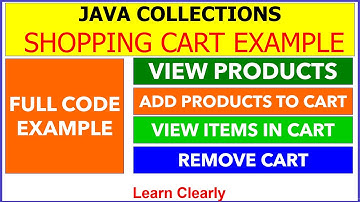 Java Projects For Beginners - Shopping Cart Example