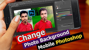How To Change Photo Background In Mobile Photoshop | Best Ps Touch Tutorial for beginners
