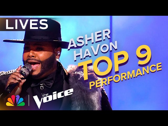 Asher HaVon Performs Beyoncé's Irreplaceable | The Voice Lives | NBC class=