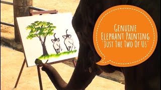 Suda Creations Genuine Elephant Painting By Elephant