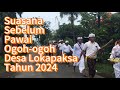 Suasana sebelum pawai ogoh ogoh desa lokapaksa 2024