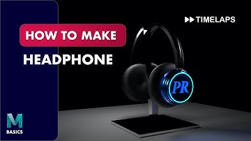 Headset : Basic 3D Modelling | 3D Maya Time-lapse