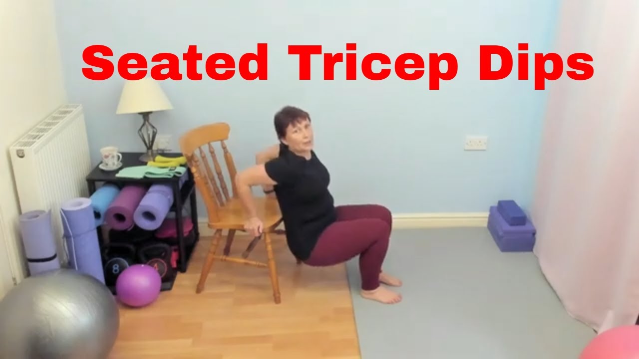 How to Seated Tricep Dips YouTube