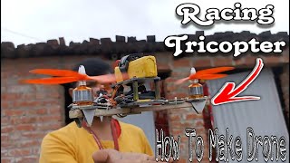 How To Make Tricopter Drone Using kk2.1.5 at Home (TRY 2 FLYTECH)