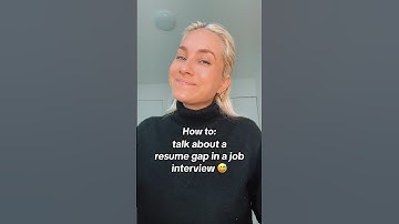 Resume Gap During Job Interview? 😅 Try This! #careeradvice #jobinterview