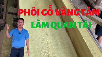 Phôi gỗ vàng tâm làm quan tài gỗ vàng tâm | Nguyễn Văn Cương