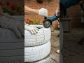 The Best Reuse! I Turned Old Tires Into a Cozy Puppy Bed 🐾