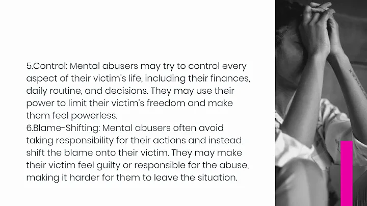 "The Invisible Scars: Understanding Mental Abuse"- Part 1