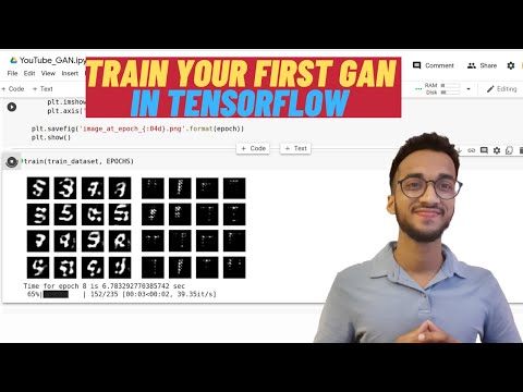 Train Your First GAN in Tensorflow| Complete Tutorial in Python|