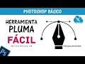 DOMINA la HERRAMIENTA PLUMA en PHOTOSHOP (con ejercicios)