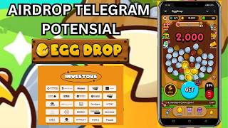 Egg Drop Airdrop Game Lucu di Telegram Backup Binance Labs Potensi JP screenshot 4