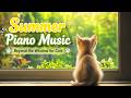 Beyond the Window for Cats | Tiny Ears Listening to Spring • Calm Piano Music