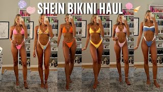 HUGE SHEIN BIKINI TRY ON HAUL (end of summer swimsuit sale everything under $10 + 15% coupon code)