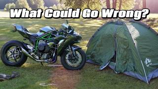 Camping with my Ninja H2