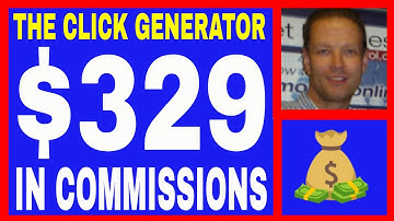 The Click Generator Review - $329.00 In Commissions - 100% Autopilot Buyers Traffic.