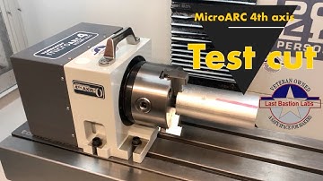 Test cuts on the Tormach MicroARC