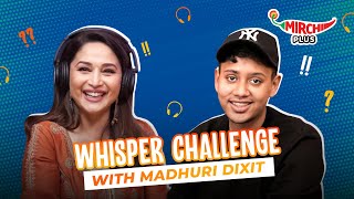 Madhuri Dixit Plays Whisper Challenge Gaurav Boom Padi