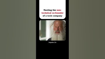 Meeting the non-technical co-founder of a tech company . . .