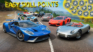 Forza Horizon 4 - EASY SKILL POINTS RP And  MONEY