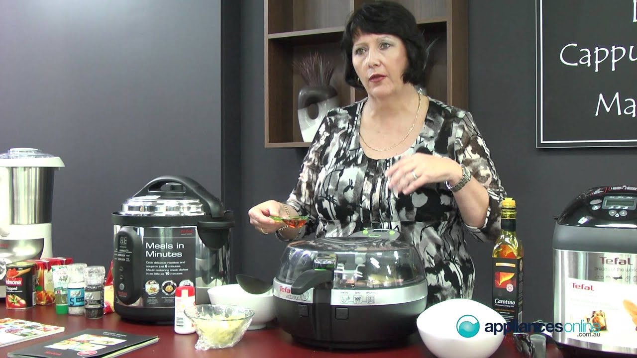 How to cook healthy chips using the Tefal FZ7002 Actifry Appliances Online YouTube