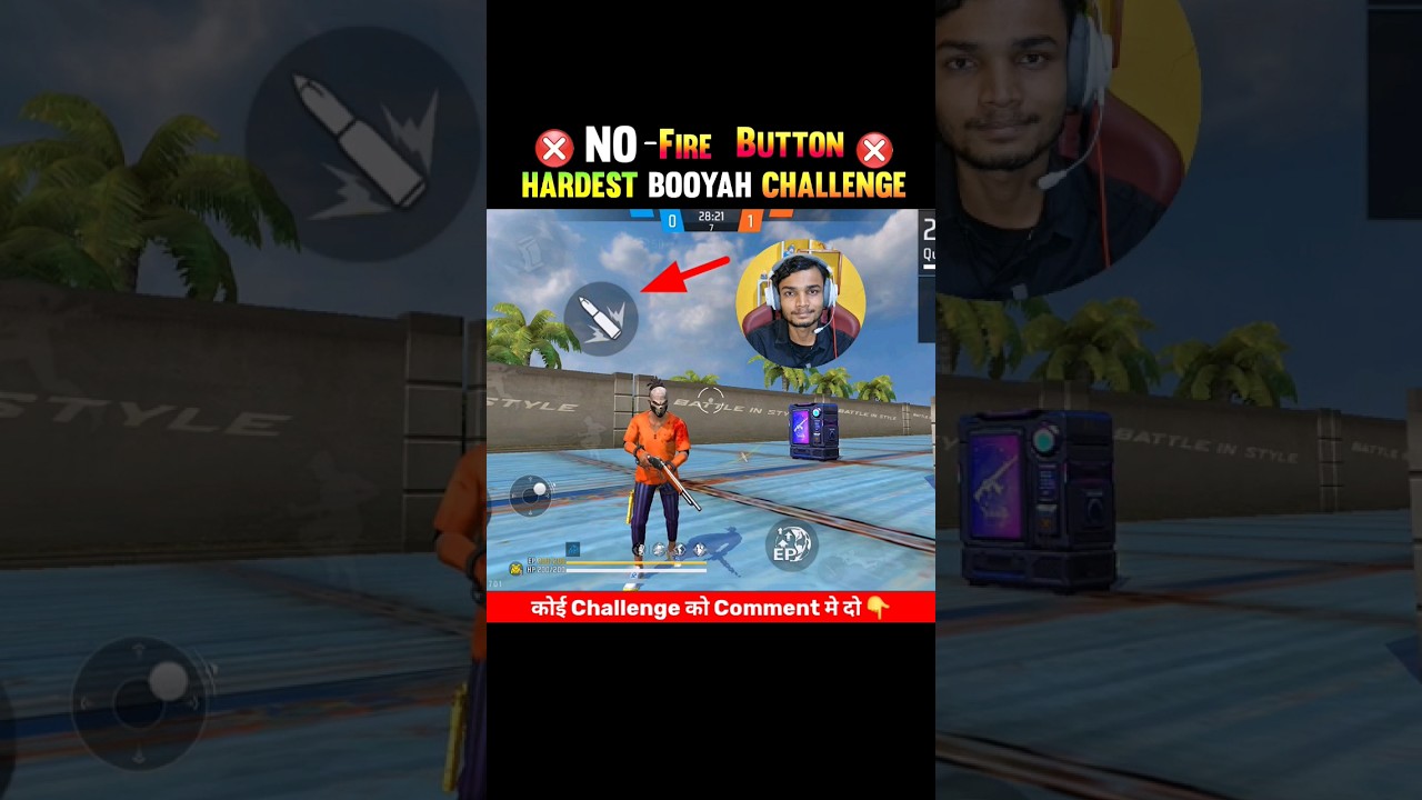 No Fire Button ❌️ Hardest Challenge 😱 