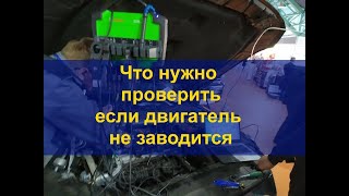 Что нужно проверить когда двигатель не заводится