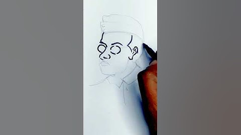 23 January 1987 Salute To Our True Hero Netaji Subhash Chandra Bose Drawing #shorts #jaihind