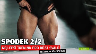 Tréninkový plán vršek/spodek | Nejlepší trénink spodní části těla pro růst svalů | 2.část