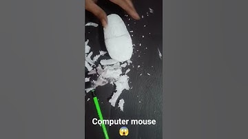 ♦️thermocol mouse||computer mouse project|| ‎@craftstudy2023 