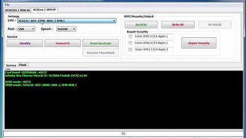 VGO Tel i10 Classic SPD 6531E Boot Key Reset User Code With SCR