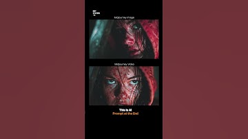 AI midjourney video prompt reveal. Image vs video. #ai #midjourney #aivideo #aivideogenerator