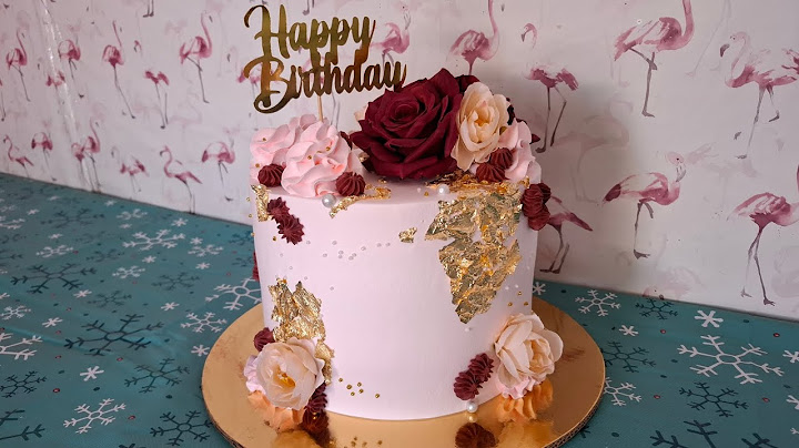Pastel para mujer con hoja de oro comestible #cakedecorating #viralcake #pastelescreativos #foryou