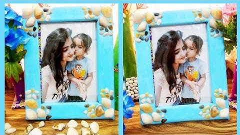 DIY Cardboard Sea Shell Photo Frame / Shell crafts you have never seen before