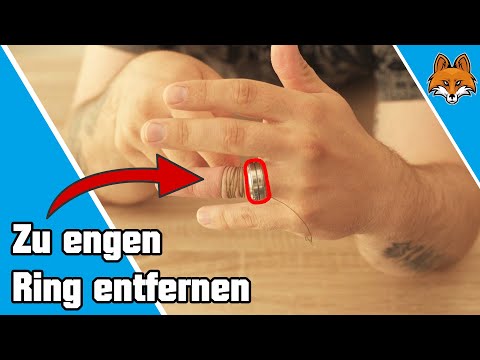 Zu engen Ring vom Finger entfernen - Fadentrick 💎