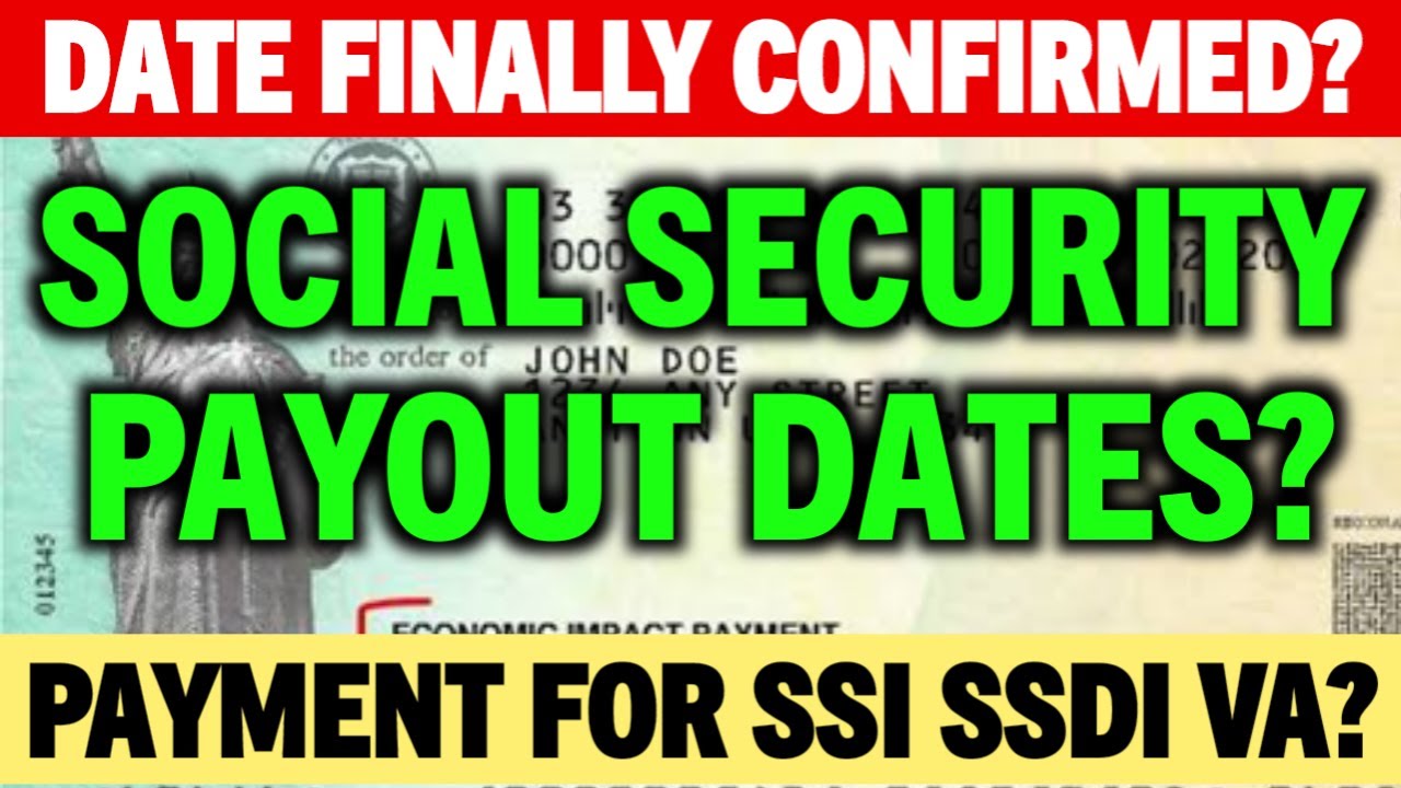 SOCIAL SECURITY INCREASE PAYMENT DATE FINALLY CONFIRMED FOR SSI SSDI VA ...