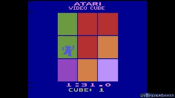 Atari Video Cube - Atari VCS 2600 game - Stella Gameplay - DVDfeverGames