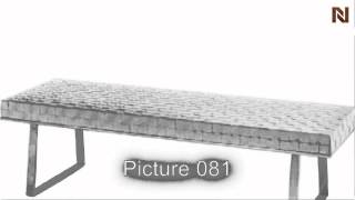 Nuevo Karlee jr.  bench white HGDJ158 by Nuevo Living