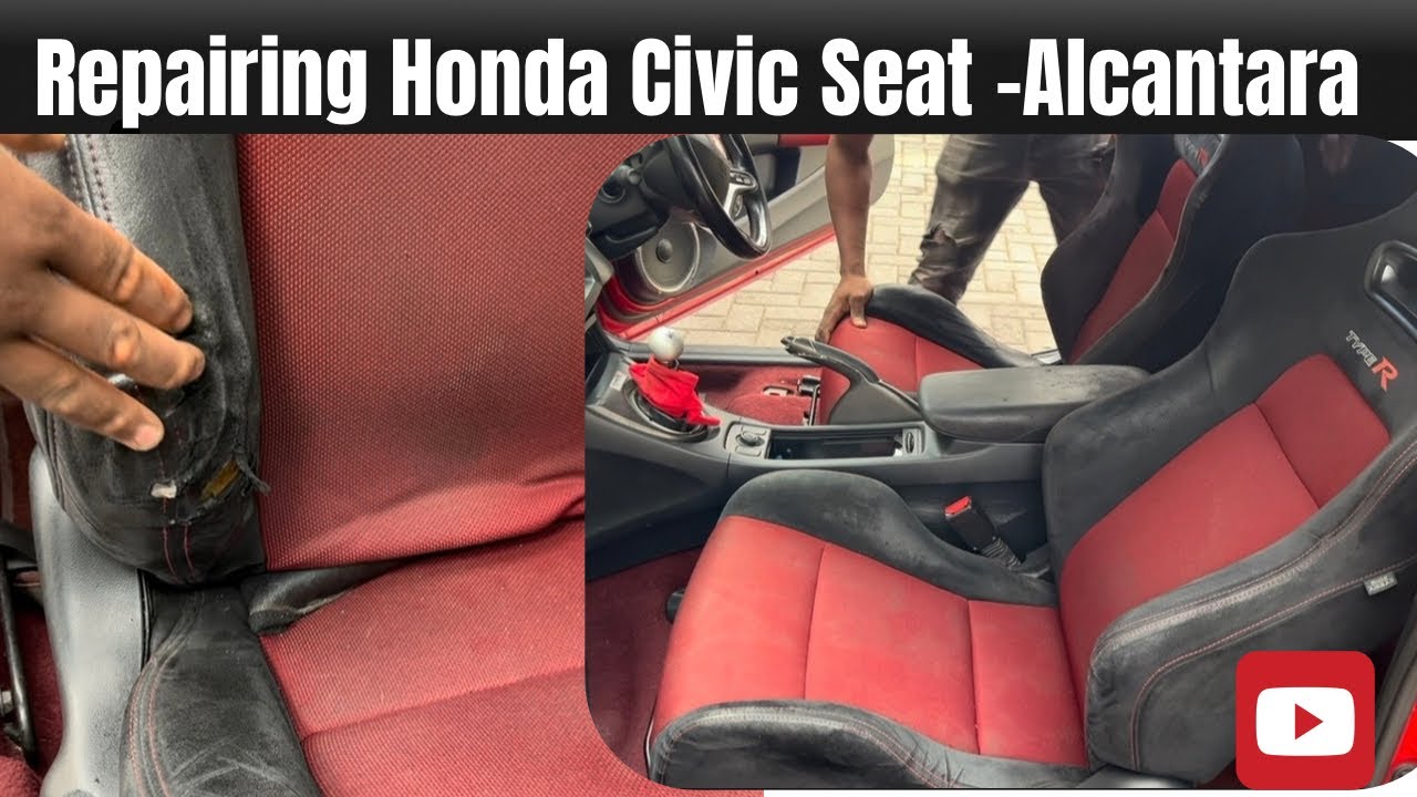 Repairing Honda Civic Sport Alcantara seat- Seat upholstery 