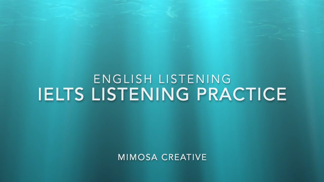 Day 6: Ielts Listening Practice - English Listening - Actual Test 6