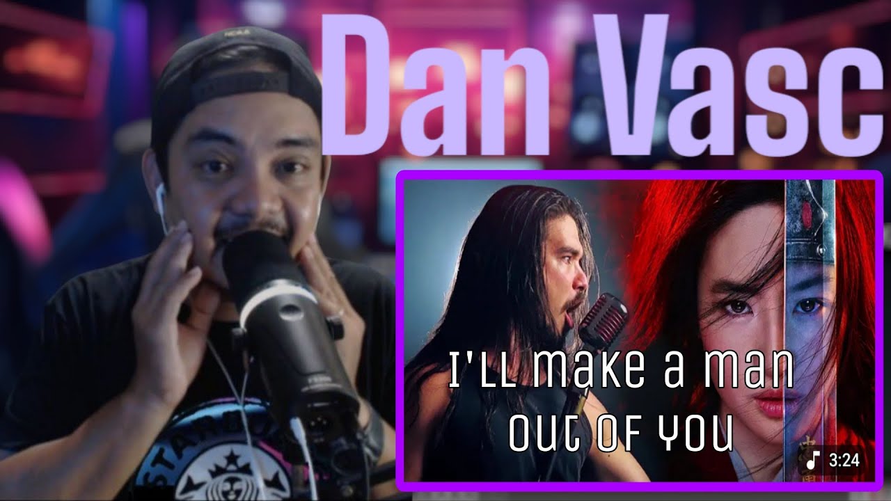Vocalist Reacts - Dan Vasc – I’ll Make a Man Out of You | THIS SLAPS!
