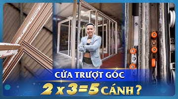 CỬA NHÔM MAXPRO | CỬA TRƯỢT NÂNG MAXPRO GHÉP GÓC 2 CÁNH VÀ 3 CÁNH | CỬA NHÔM TOPVIS
