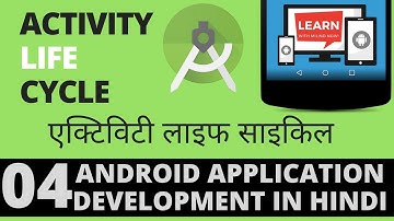 #Android App Development Tutorial in Hindi-4-Activity Life Cycle -Learn with Milind-हिंदी