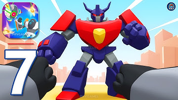 Mechangelion Robot Fighting - Gameplay Walkthrough Part 7 - New Update & New Levels (Android, iOS)