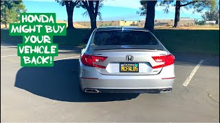 BIG Honda recall that might have them buy your vehicle back