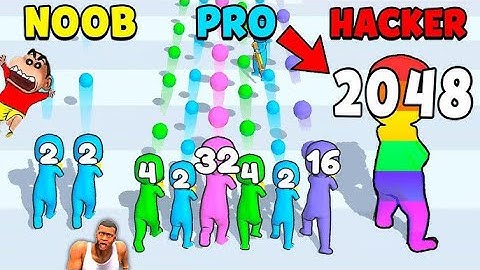 Merge Grabber Best Gameplay 😱 Noob vs Pro vs Hacker  #shortfeed #mergegrabber #shorts #live #short