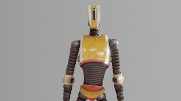 Robototron (1970 Skin) Test Animations - Custom Robo Series - 3d Robots with Interchangeable Parts