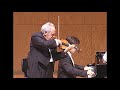 Capture de la vidéo Felix Ayo Concert At Yokohama, Japan - Brahms Sonata N.3 In D Minor  Op.108